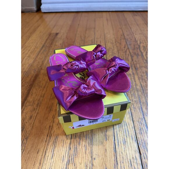 Circus by Sam Edelman Shoes Womens Size 8.5 Pink Marissa Bow Slides J4152F2650 - Picture 1 of 6